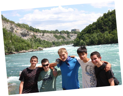 Teen Treks Lake Ontario explores Niagara Falls